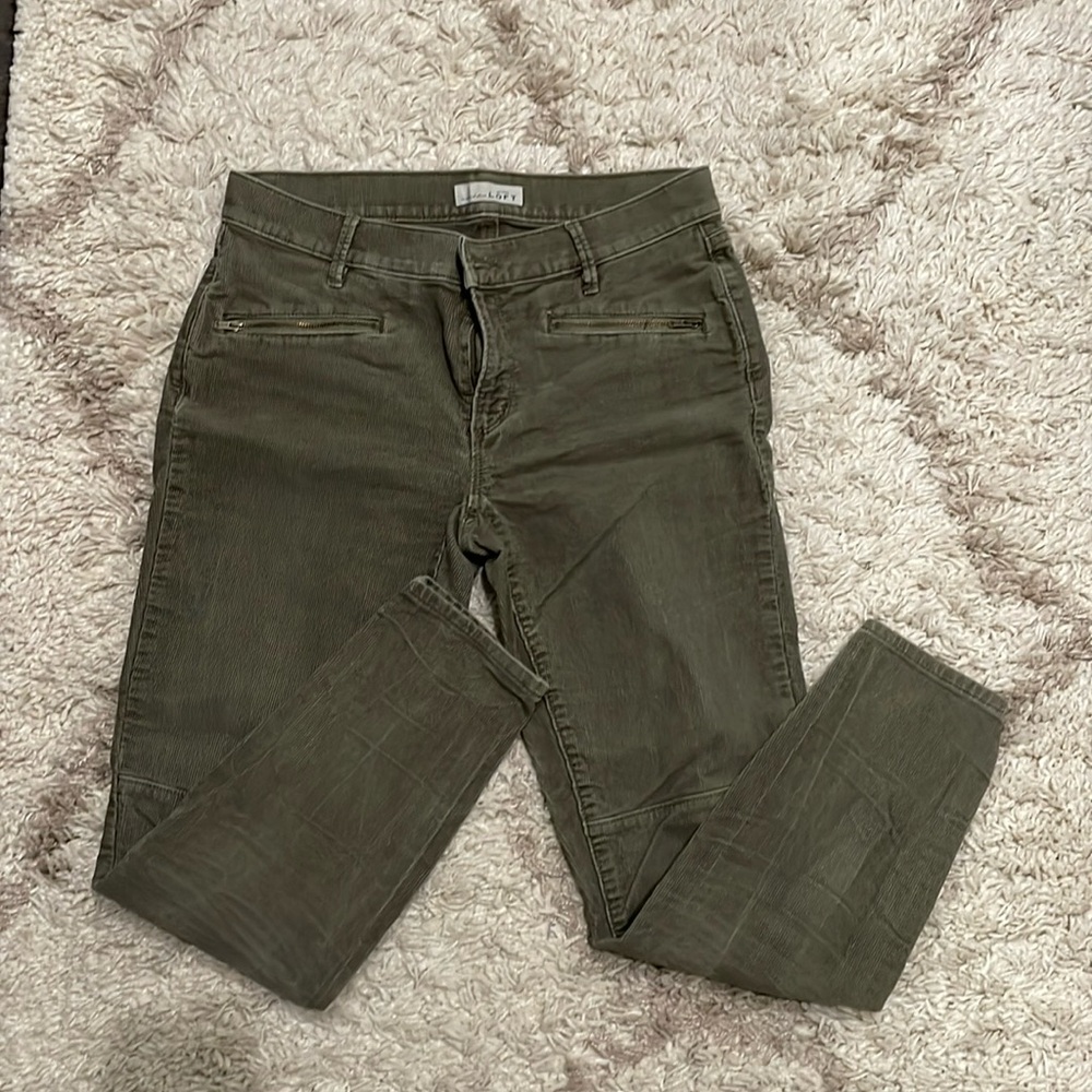 Loft Modern Skinny Ankle Corduroys